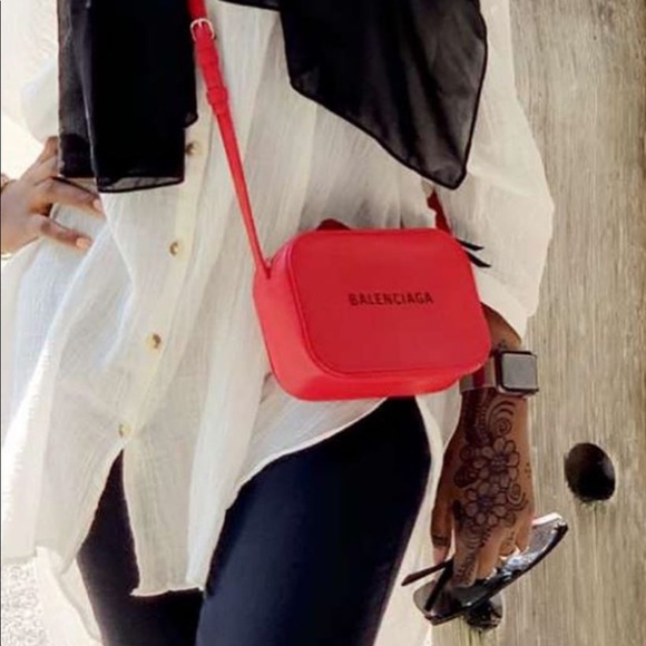 Red balenciaga crossbody Clearance